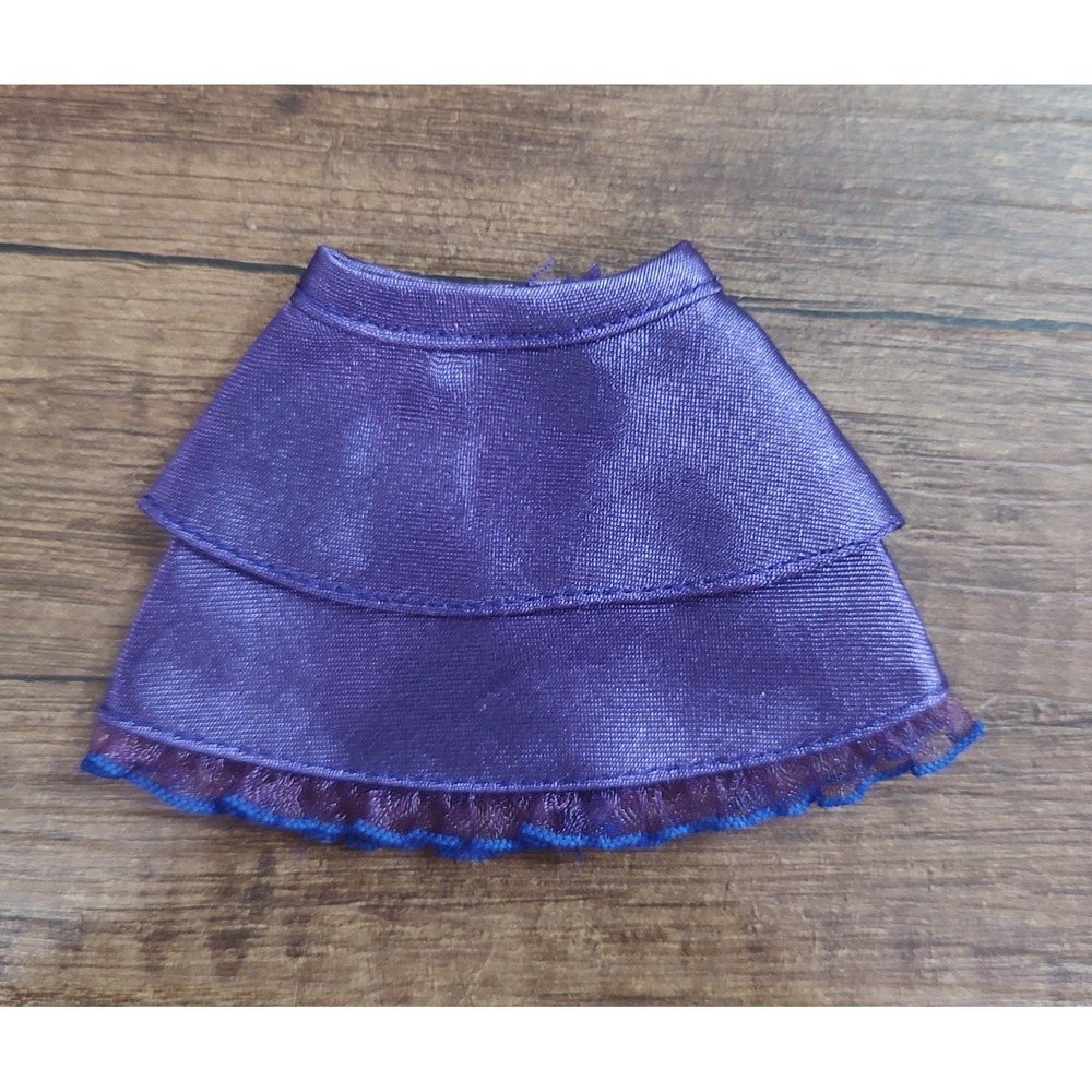 2004 Barbie Doll Fashion Fever Pack Lace Trim Tiered Purple Skirt Rare Z34